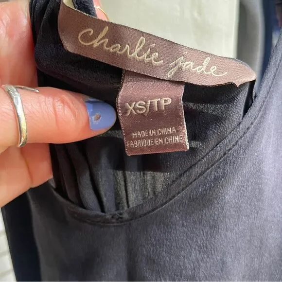 Charlie Jade Silk Jumpsuit - Picture 2 of 5